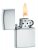 Zippo No. 250 High Polished Chrome öppen