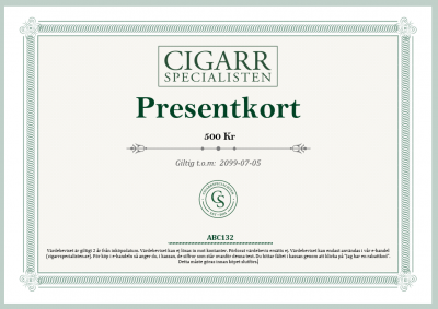 Presentkort cigarrspecialisten